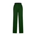thumbnail image 1 of Costeam Womens Drawstring Elastic High Waist Straight Leg Lounge Pants Dual Side Slip Hand Pockets Loose Relaxed Full Length Lightweight Breathable Casual Sleep Long Trousers, 1 of 6