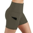 thumbnail image 1 of Costeam Womens High Waist Biker Shorts Compression Stretchy Fabric with Side Phone Pockets Tummy Control Soft Breathable Workout Athletic Short Leggings, 1 of 5