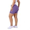 thumbnail image 1 of Costeam Womens Plus Size Ribbed Biker Shorts High Waisted Elastic Waist Slim Fit Stretchy Soft Breathable Skinny Short Leggings Casual Comfortable Form Fitting Cropped Pants, 1 of 9