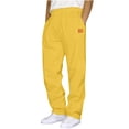 thumbnail image 1 of Costeam Womens Solid Color Casual Sweatpants Elastic Drawstring Waist Relaxed Fit with Side Pockets Straight Leg Everyday Loungewear Pants, 1 of 3