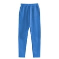 thumbnail image 1 of Costeam Womens Solid Soft Jersey Straight Ankle Sweat Pants Dual Side Slant Hand Pockets Front Drawstring Elastic High Waist Loose Relaxed Fit Lightweight Casual Lounge Full Length Long Trousers, 1 of 5