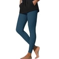 thumbnail image 1 of Costeam Womens Solid Tummy Control Ankle Leggings No Pockets Wide Stretch Elastic High Waist Buttery Soft 4 Way Stretch Non See Through Athletic Yoga Lounge Long Pants, 1 of 7