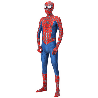 KREA - live action pig in a spiderman suit wearing a spandex full