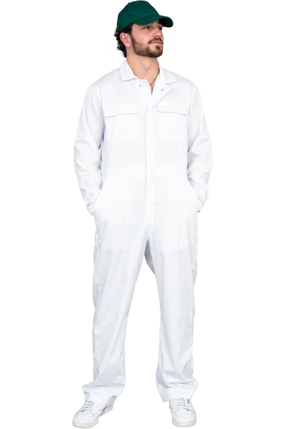 Caddy White Jumpsuit Custom Suit Personalized with Name Golf Halloween