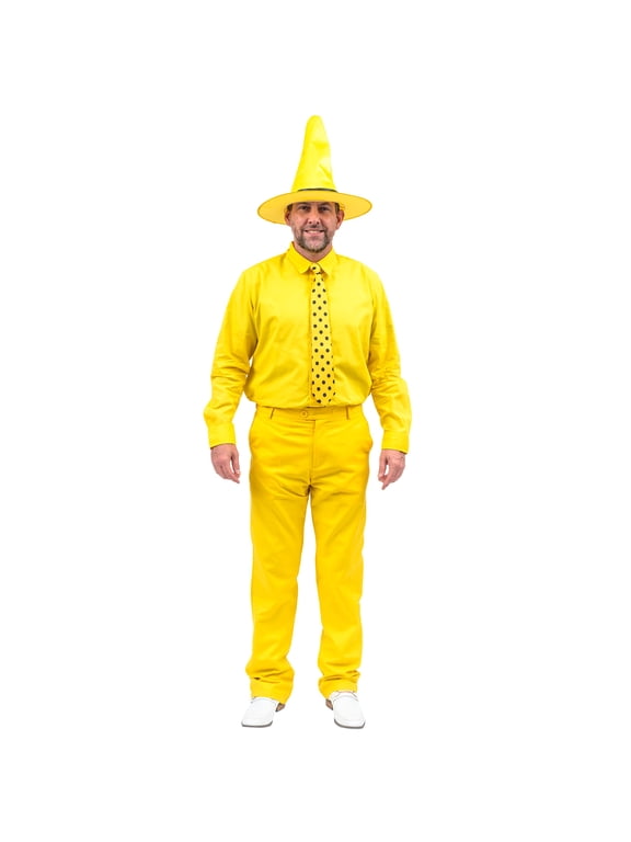 Curious Monkey Man in The Yellow Hat Costume Halloween Costume Cosplay