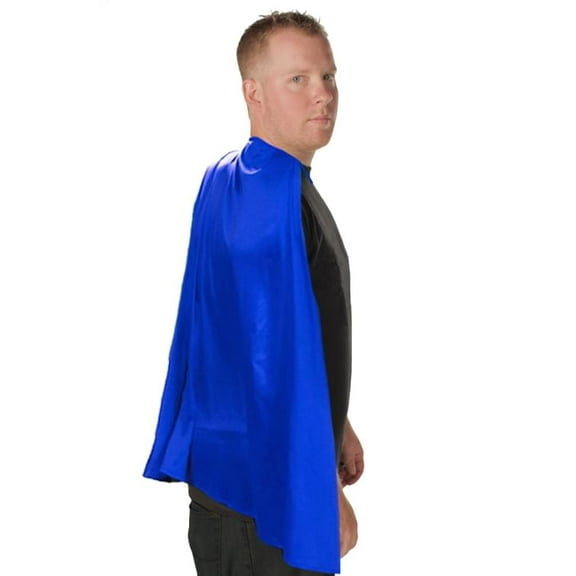 Costume Agent Deluxe Super Hero Costume Cape Blue One Size Fits Most Unisex