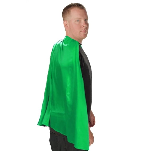 Costume Agent Deluxe Super Hero Costume Cape Green One Size Fits Most Unisex