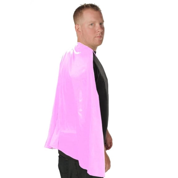 Costume Agent Deluxe Super Hero Costume Cape Pink One Size Fits Most Unisex