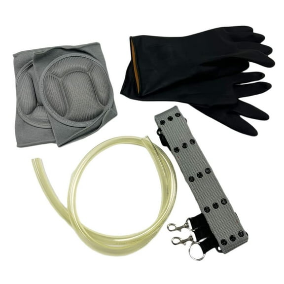 Costume Agent Ghost Ghoul Hunter Gloves and Belt Set Buster Halloween Costume