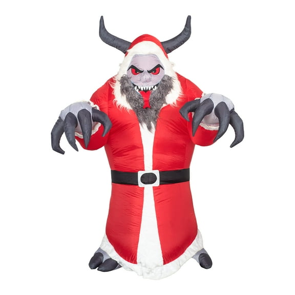 Costume Agent Inflatable Indoor/Outdoor Xmas Decoration Krampus Santa Clause Lawn