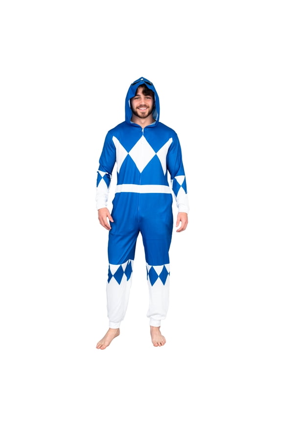 Superhero Force Trooper Power Halloween Pajamas Jumpsuit Men's Halloween Fancy-Dress Costume for Adult, Regular 2XL