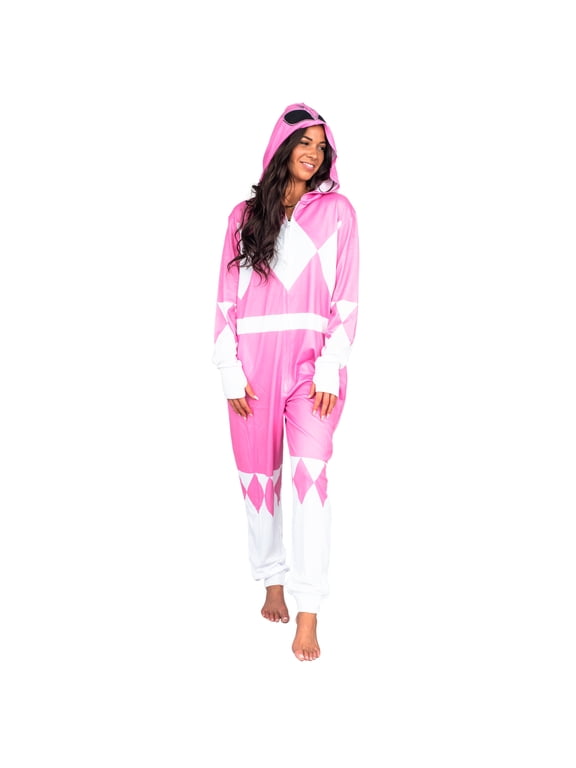 Superhero Force Trooper Power Halloween Pajamas JumpsuitWomen's Halloween Fancy-Dress Costume for Adult, Regular L