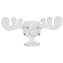 Costume Agent Vacation Movie Moose Mug Acrylic Christmas Clear Eggnog Mug (1 Pack)