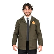 Costume Agent Variant Jacket Prisoner Costume for Adults with Time Variant Authority Crest, Unisex