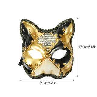 twifer masquerade masks men's masquerade mask vintage venetian checkered  musical party mardi gras maskme