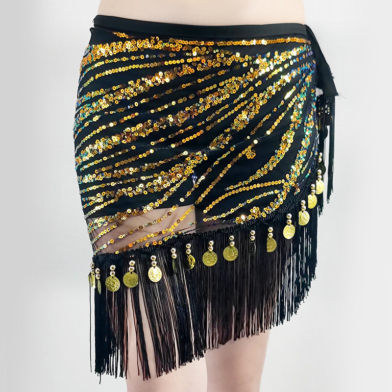 Costume Belly Dance Waist Chain Samba Dance Waist Sequins Tassel
