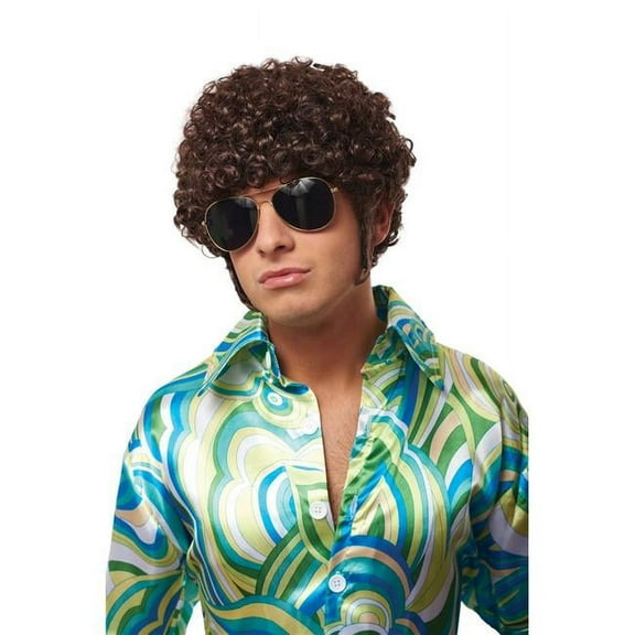 Costume Culture by Franco 21101-12 That 70s Guy Wig, Brown