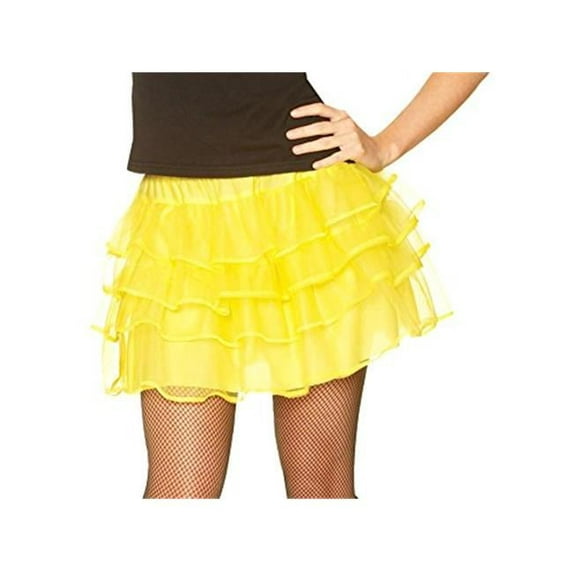 80s Yellow Petticoat Skirt