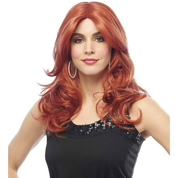 Costume Culture by Franco CAG-21124-C Ginger Diva Adult Costume Wig | Copper