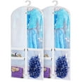 thumbnail image 1 of Costume Dance Garment Bag with 3 Clear Zipper Pockets for Suits Dress Cover, Travel Storage & Competitions, Set of 2, 1 of 7