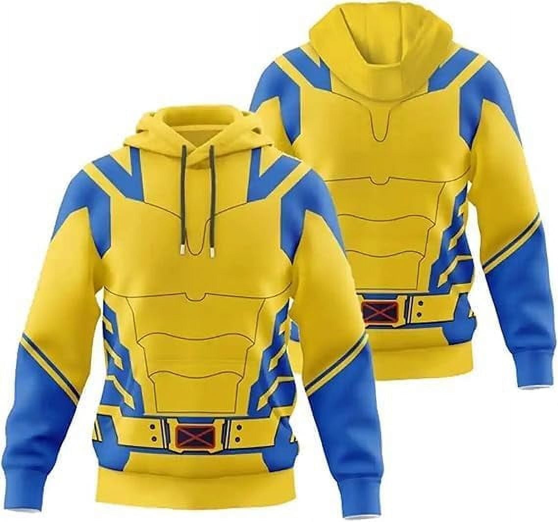 Costume Deadpool and Wolverine Hoodie Cosplay Costume Shirt for Men