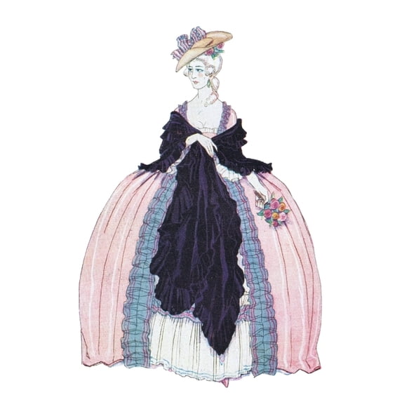 Costume Design By Georges Barbier For The Valentino Film Mon Print By Mary Evans Jazz Age Club Collection