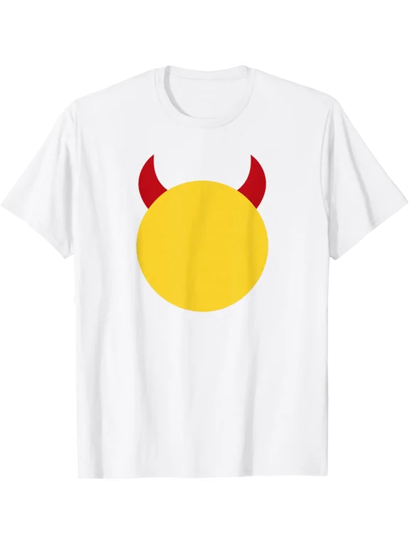 Costume Deviled Egg Halloween Event Outfit With A Graphic Theme T-Shirt, Size S-5XL