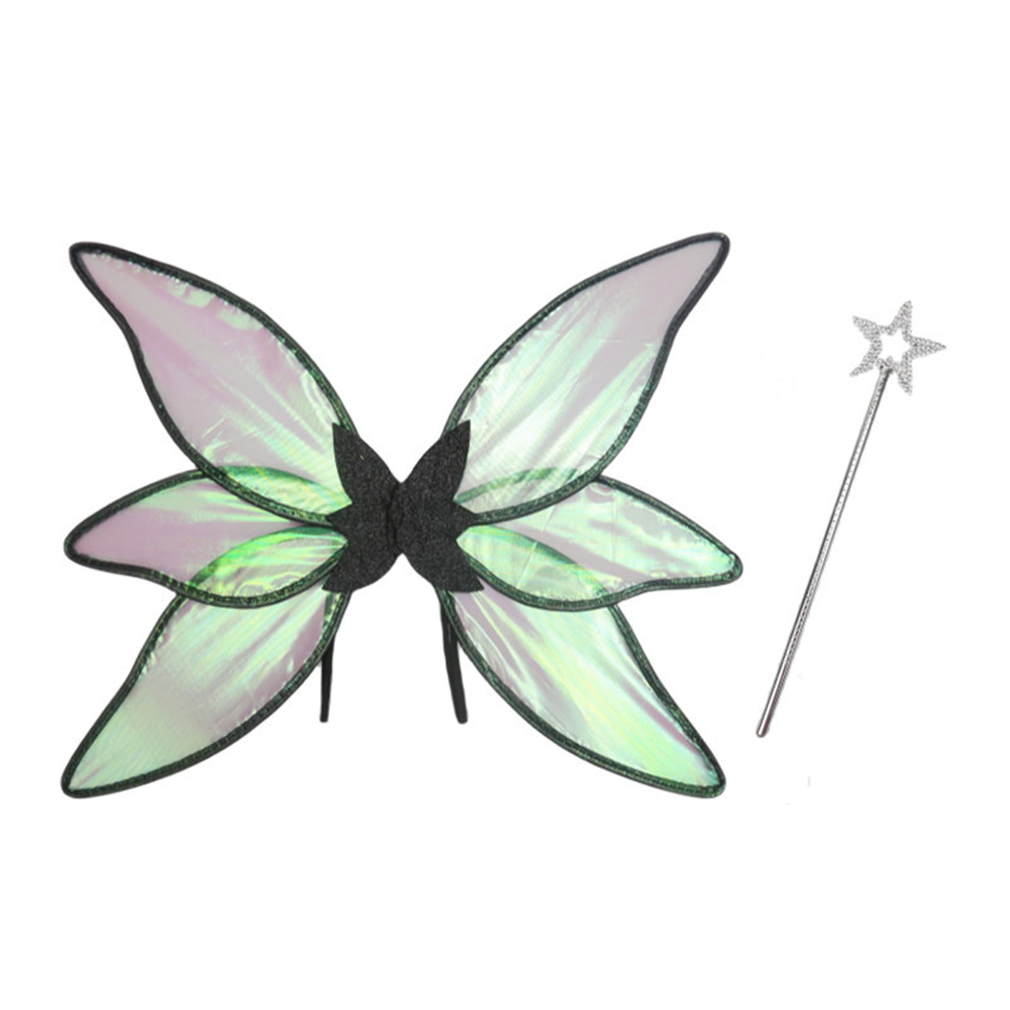 Costume Props Fairy Wing for Child/Adult, Star Wand Sheer Wings