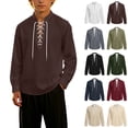thumbnail image 1 of for Boys Long Sleeve Boys Shirt Pirate Kids Dress up Halloween Outfits Kids 5-6 Years, 1 of 5