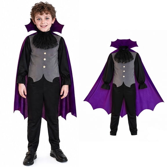 for Boys Vampire Dress up Boy Halloween 6-7 Years