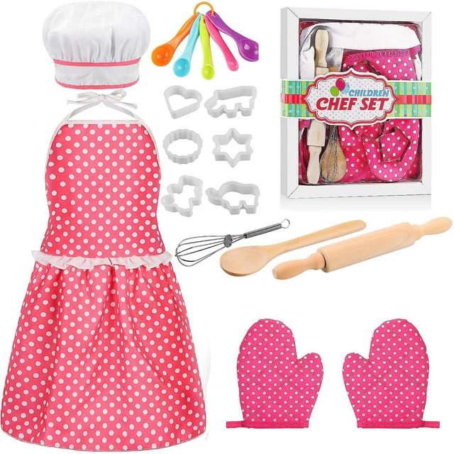 Walmart Kids Chef Outfit, Kitchen Accessories Set, Toddler Cooking and