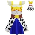 thumbnail image 1 of Costume for Little Girls Cowgirls Dress Up Birthday Party Lace Ruffle Sleeve Outfits, 1 of 5