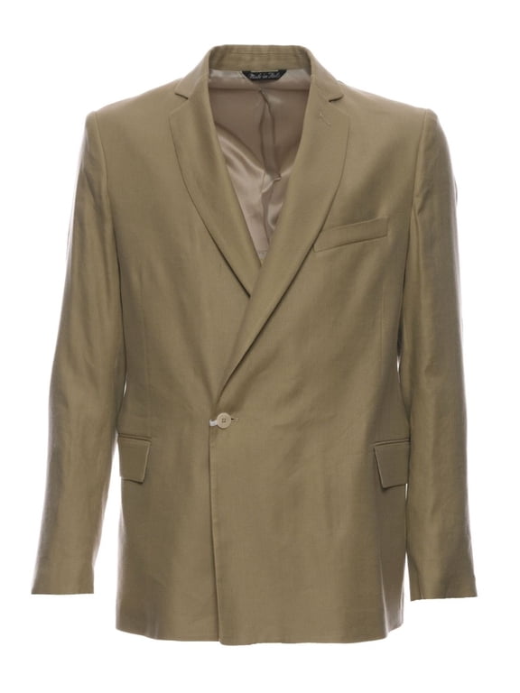 Oversized Blazer With Off-Centre Button Closure (Men's)