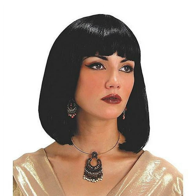 Costumes For All Occasions Black Halloween Egyptian Costume Wig, for Adult