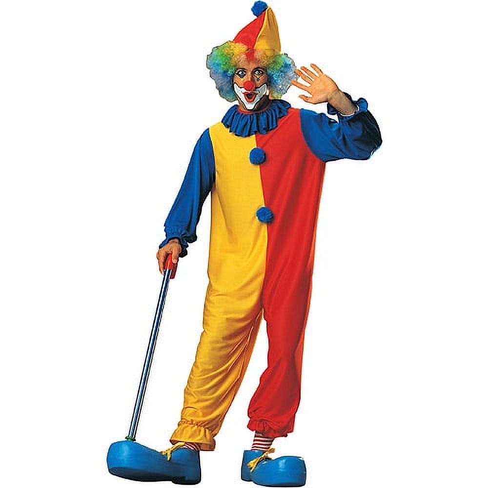 Costumes For All Occasions Classic Clown Men\'s Halloween Fancy-Dress Costume for Adult, One Size - image 1 of 2