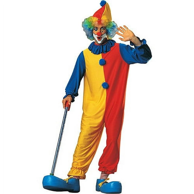 Costumes For All Occasions Classic Clown Men\'s Halloween Fancy-Dress Costume for Adult, One Size