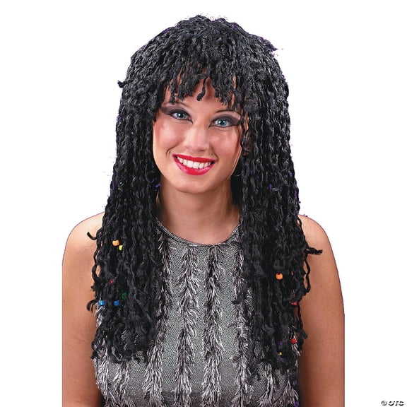 Beaded Twist Wig Adult Halloween Accessory