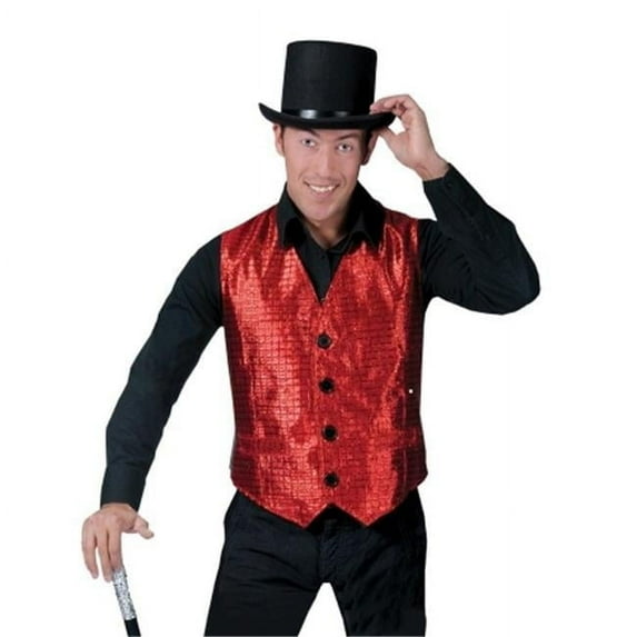 Costumes For All Occasions Ff781842Rdlg Red Vest Large