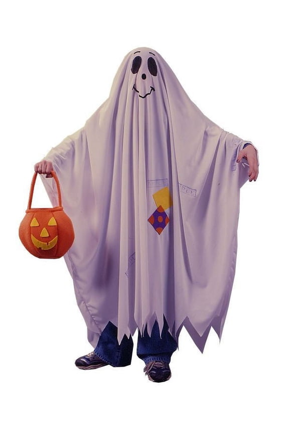 Friendly Ghosts Halloween Fancy-Dress Costume for Child, Big Boys L