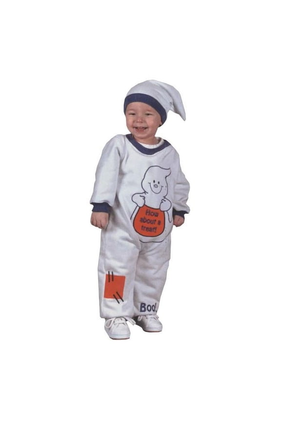 Costumes For All Occasions Fw9672M Ghost Jumpsuit 6 12 Months