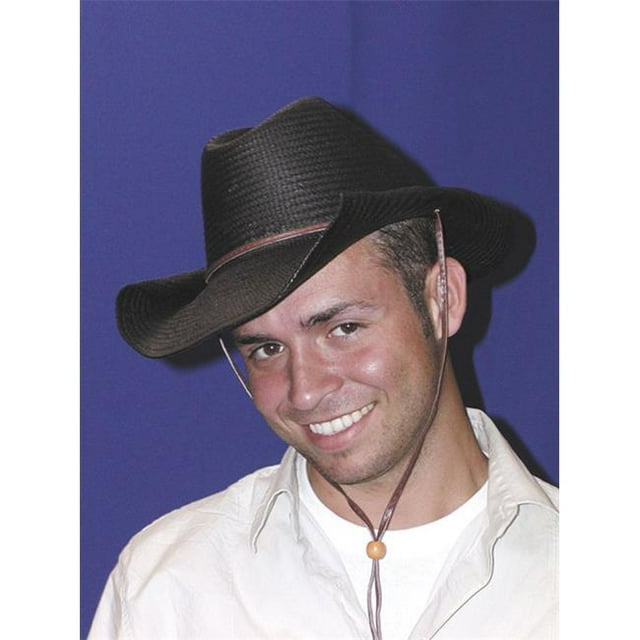 Costumes For All Occasions GC181 Cowboy Hat Rolled Black