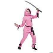 Costumes For All Occasions Pink Ninja Girl's Halloween Fancy-Dress Costume for Child, S