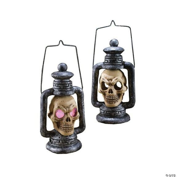 Light Up Skull Lantern