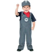 Costumes For All Occasions Train Engineer Thomas Boys Halloween Fancy-Dress Costume for Toddler, 2T