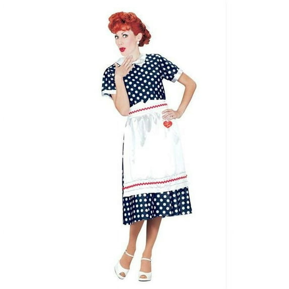 Costumes For All Occasions Xr40111Sm I Love Lucy Polka Dot Dress Sm