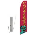 thumbnail image 1 of Costumes Red Super Novo Feather Flag - Complete with 15ft Pole Set and Ground Spike, 1 of 1