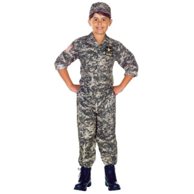 Costumes for All Occasions UR26200SM U.S. Army Camo Set Child 4-6