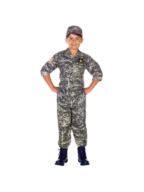 Costumes for All Occasions UR26200SM U.S. Army Camo Set Child 4-6