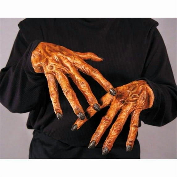 Costumes for All Occasions Werewolf Fancy-Dress Costumes for Adults with Creepy Latex Hands, 1 Pair