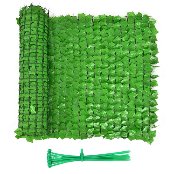 Costway 1 PC 118x39in Artificial Ivy Privacy Fence Screen Faux Hedge Fence & Vine Decor